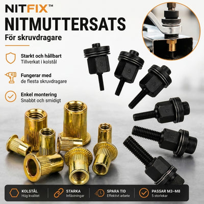 NitFix Head Rivet Nut Tool
