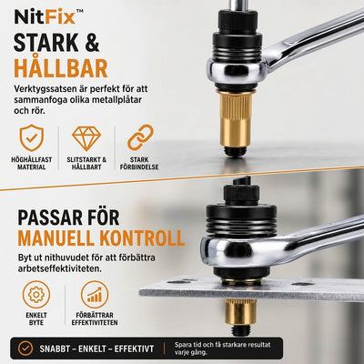 NitFix Head Rivet Nut Tool